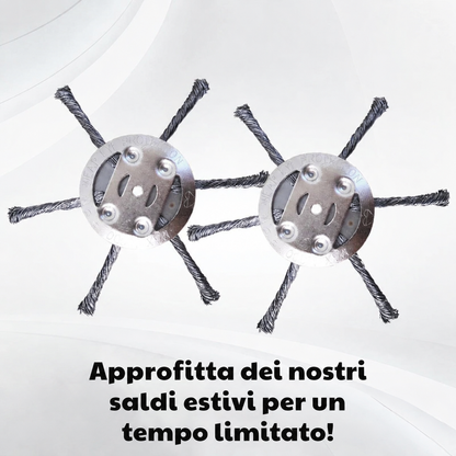 Dettaglio della testina rotante del WeedWhirl