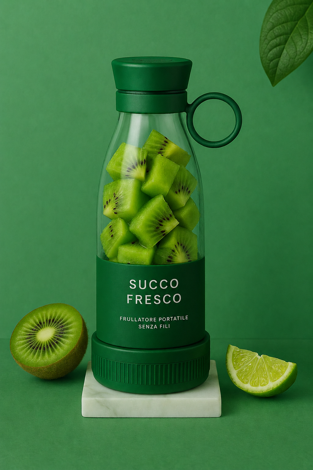 JuicyGo™ compatto e leggero su un tavolo