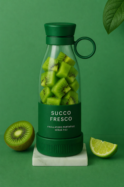 JuicyGo™ compatto e leggero su un tavolo