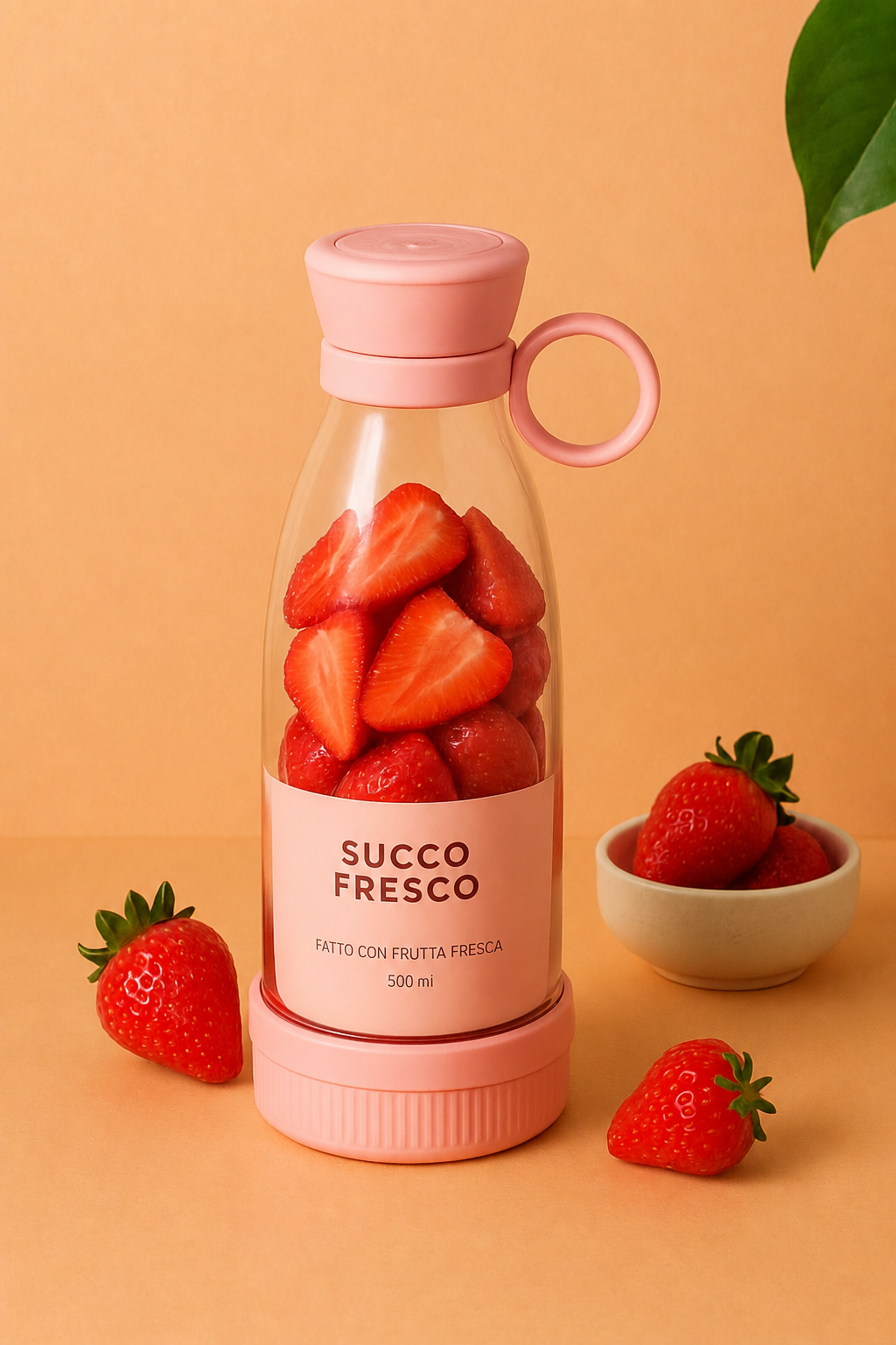 JuicyGo™ utilizzato per preparare un frullato