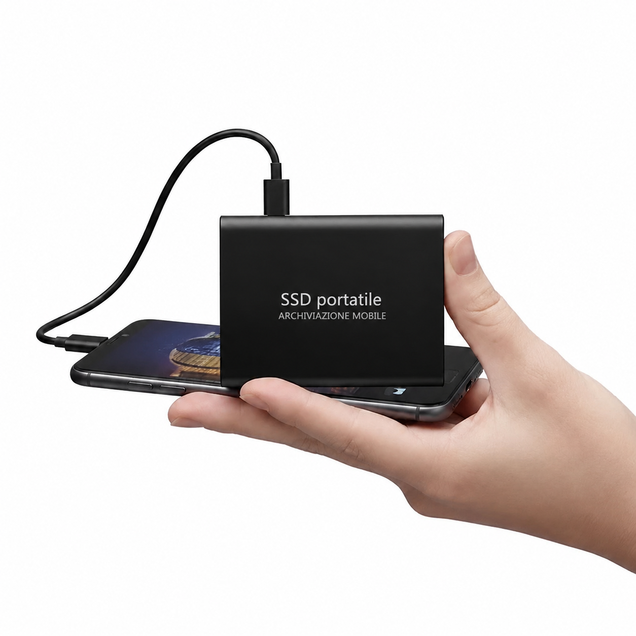 Accessori inclusi con l'SSD esterno 128TB