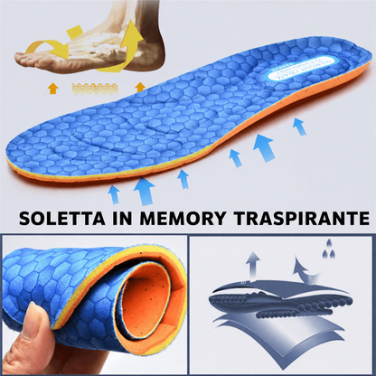 Scarpe con design pratico e confortevole