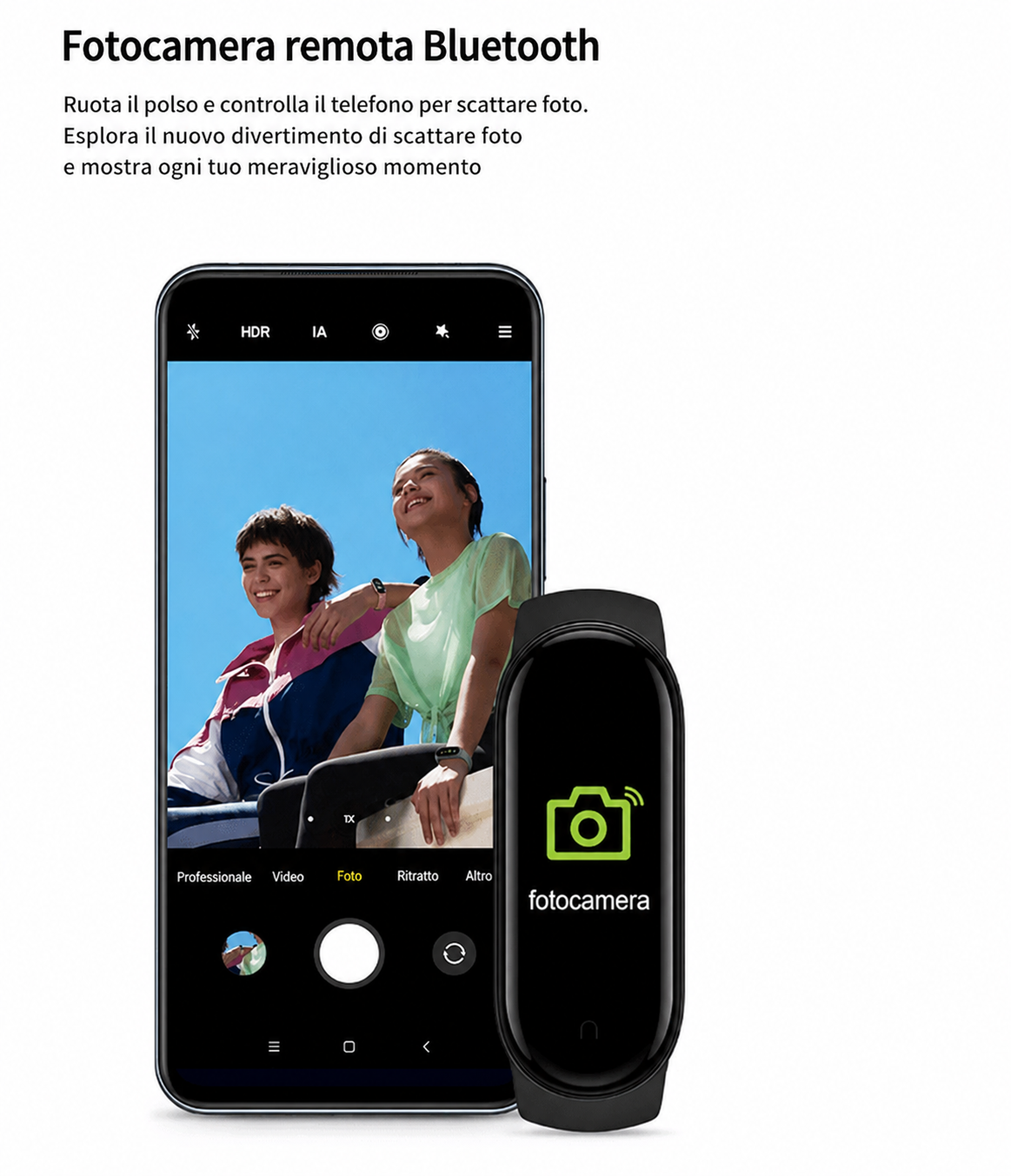 Dettaglio dello schermo tattile dello smartwatch