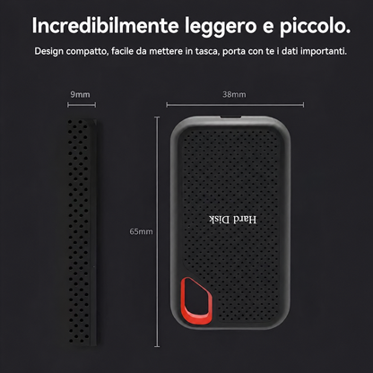 Trasferimenti ultra-rapidi con SSD portatile