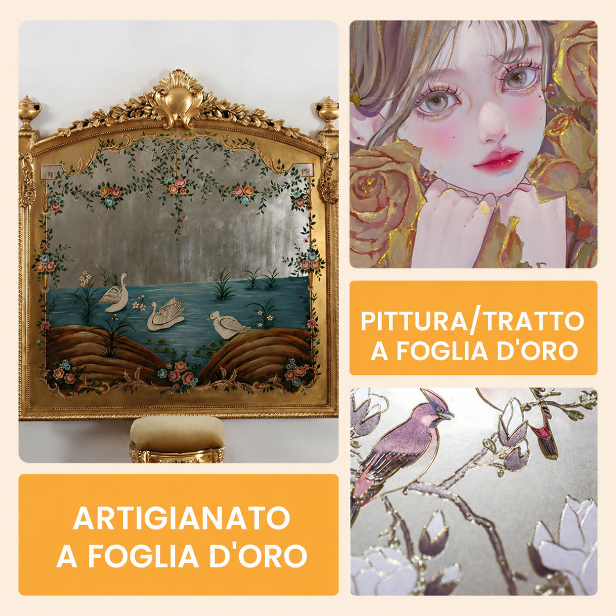 Applicazione GoldLuxe su legno