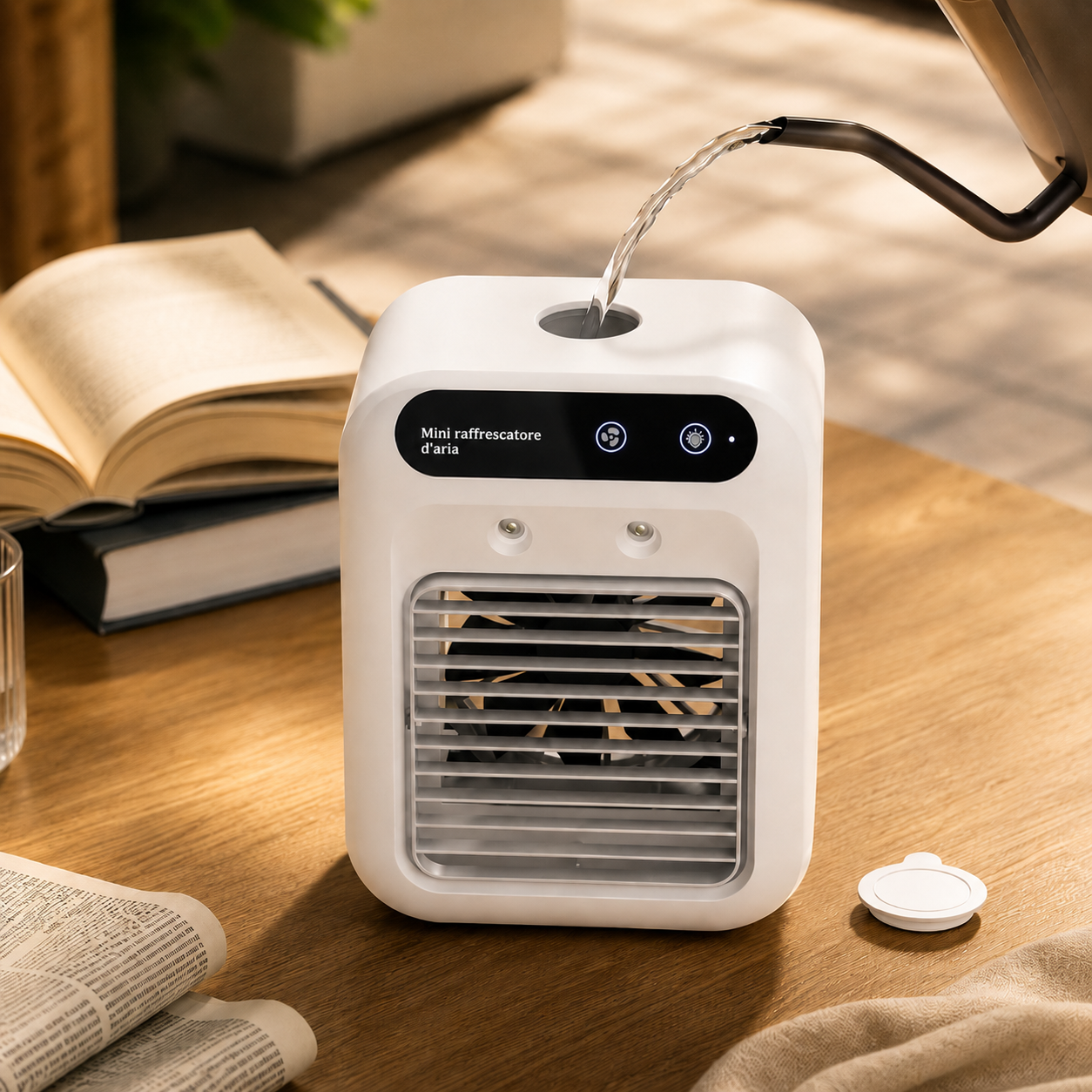 Ventilatore Condizionatore d'Aria Portatile da Tavolo