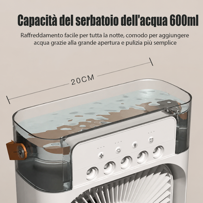 Ventilatore silenzioso con modalità notte