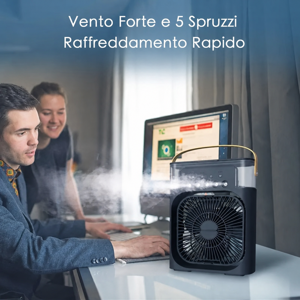 Immagine del prodotto con impostazioni visibili