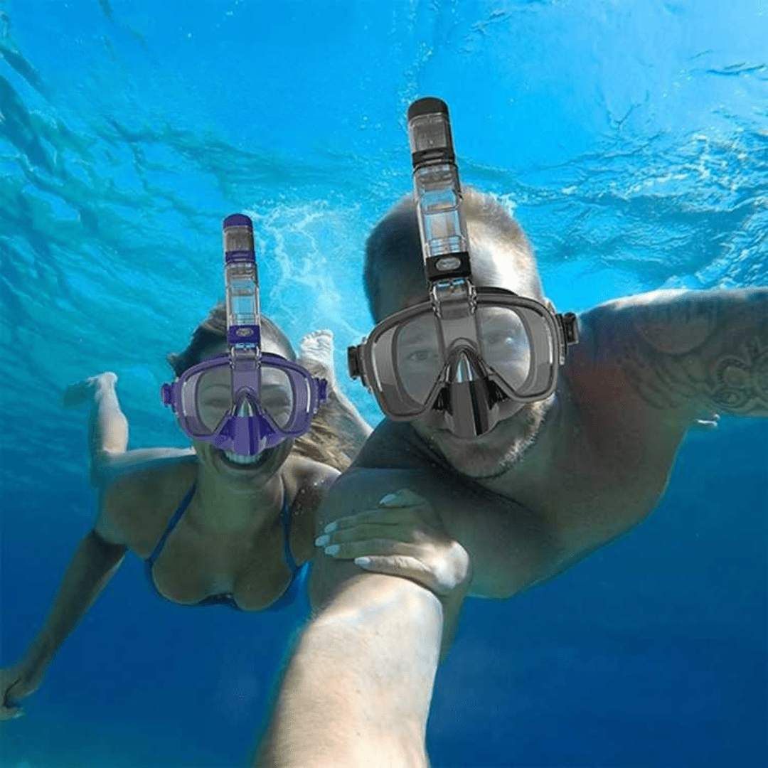 SEAVISTA – Maschera da snorkeling pieghevole per una visione sott'acqua cristallina