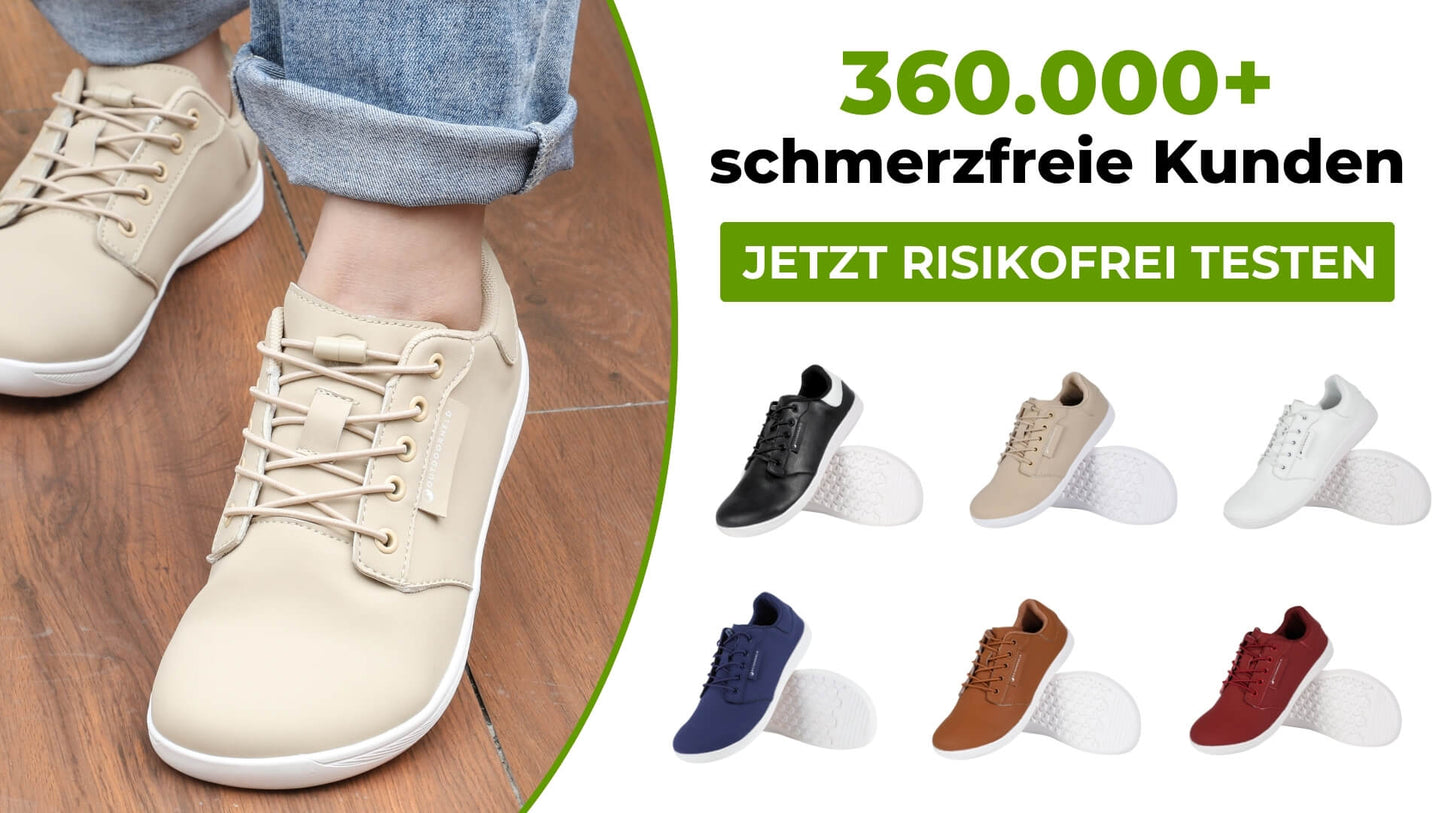 CASUAL-BUNDLE: Casual Prime + 2x Calze Barefoot + Solette OrthoMax GRATIS