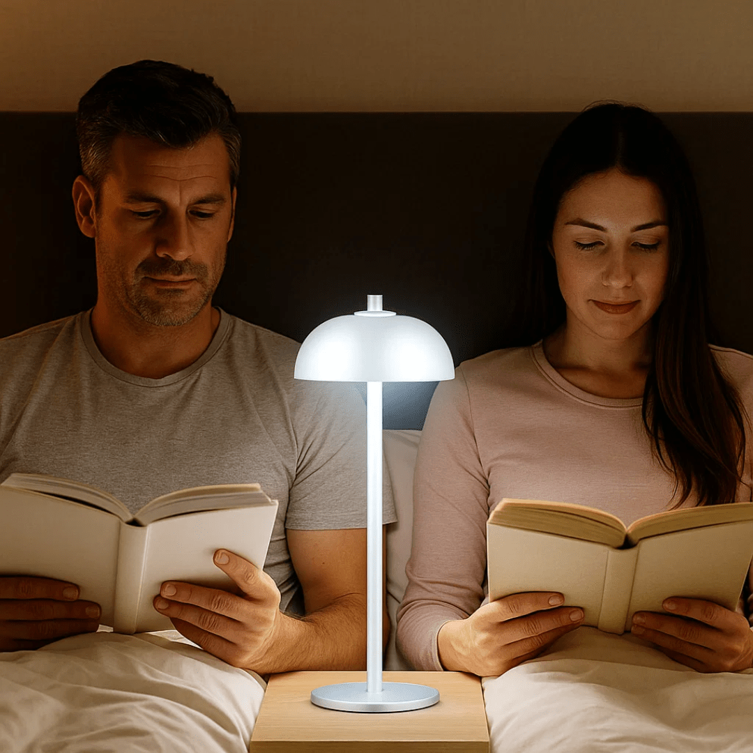 TOUCHLUX – Lampada da tavolo wireless con controllo tattile e batteria da 40 ore