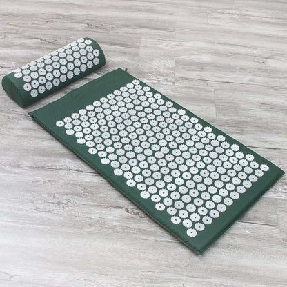 Relaxpress - Tappetino e cuscino da yoga per agopressione, sollievo naturale dal dolore e rilassamento