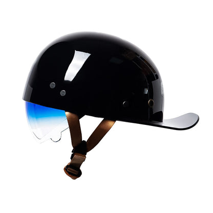 Casco da baseball per moto, con occhiali