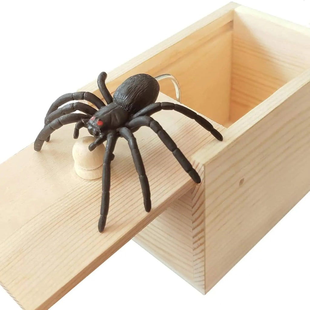 Scatola Ragno Scherzo di Halloween, Dettaglio