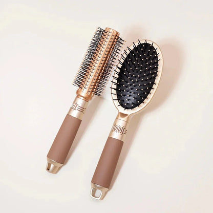 Rassivo AirFlex Pro - Spazzola Massaggiante Antistatica con Airbag per Capelli Ricci