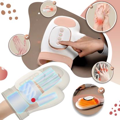 Guanto da massaggio a compressione termica