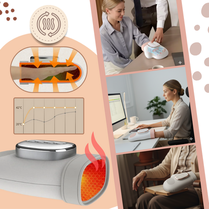 Guanto da massaggio a compressione termica