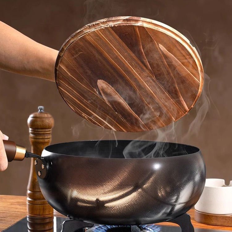 COOKVAULT – Padella in ghisa pesante con coperchio
