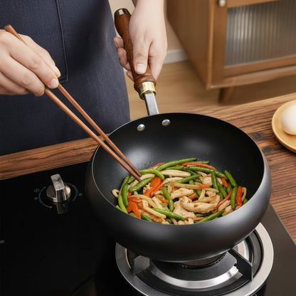 COOKVAULT – Padella in ghisa pesante con coperchio