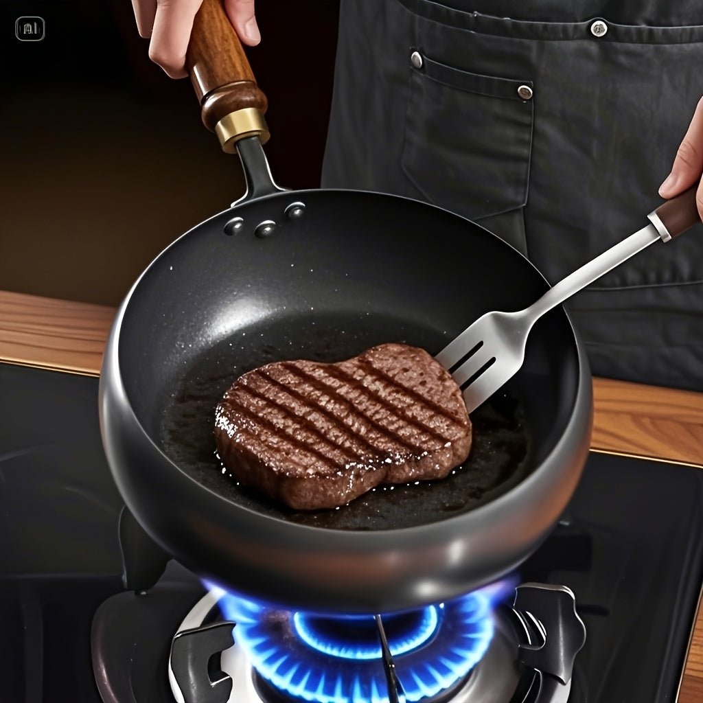 COOKVAULT – Padella in ghisa pesante con coperchio