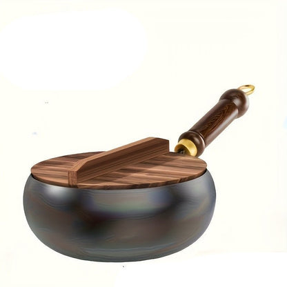 COOKVAULT – Padella in ghisa pesante con coperchio