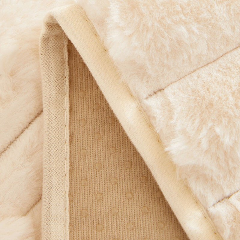 Copridivano in Peluche a Righe per Mobili