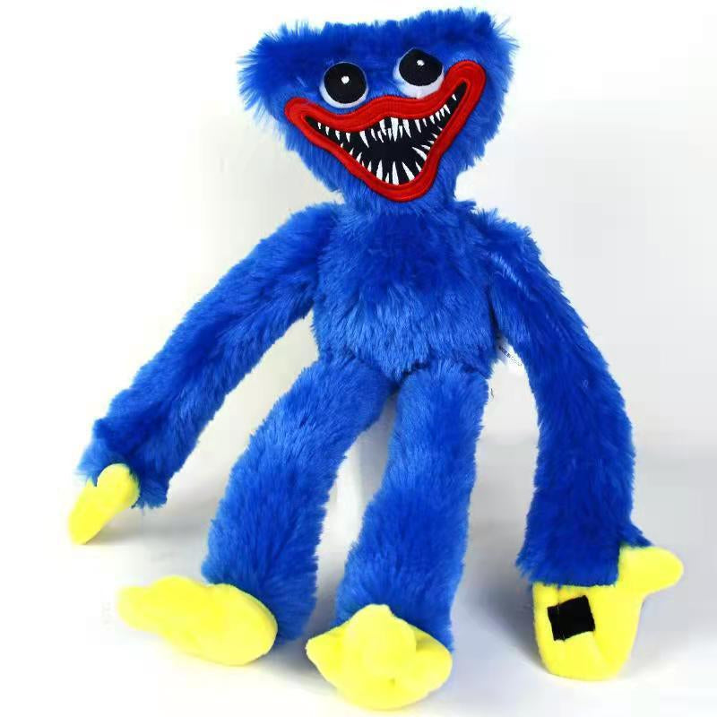 Compagno di Peluche Huggy Wuggy su fondo bianco