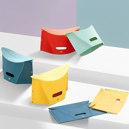 Sgabello Pieghevole Portatile con Maniglia Integrata
