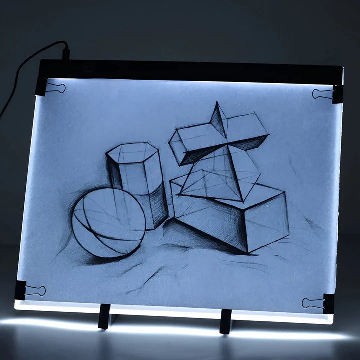 Tavoletta Creativa Illuminata e Tavola Luminoso LED A4 per Tracciatura