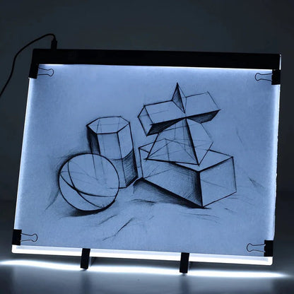 Tavoletta Creativa Illuminata e Tavola Luminoso LED A4 per Tracciatura