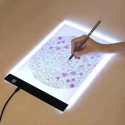Tavoletta Creativa Illuminata e Tavola Luminoso LED A4 per Tracciatura