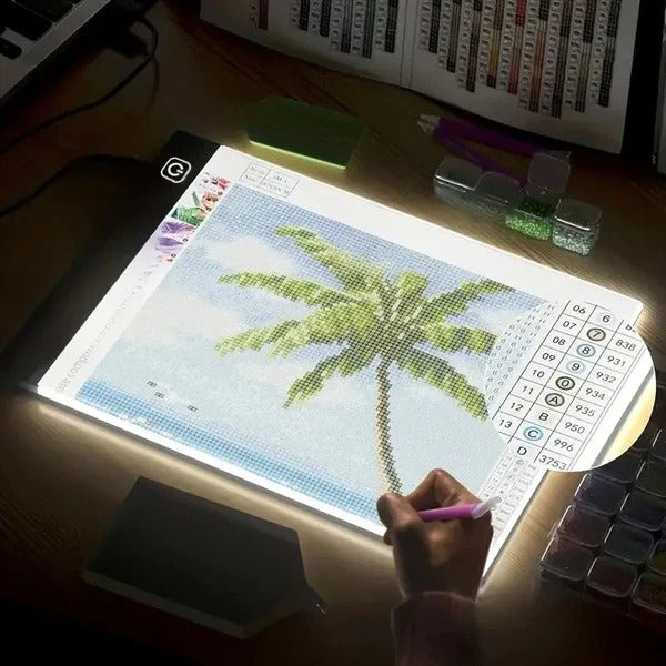 Tavoletta Creativa Illuminata e Tavola Luminoso LED A4 per Tracciatura