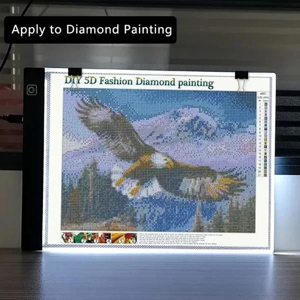 Tavoletta Creativa Illuminata e Tavola Luminoso LED A4 per Tracciatura