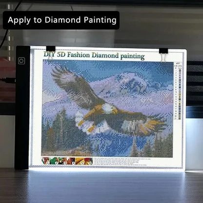 Tavoletta Creativa Illuminata e Tavola Luminoso LED A4 per Tracciatura
