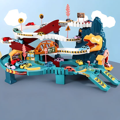 Pista Avventura con Circuito Dinosauri e Percorso Flessibile