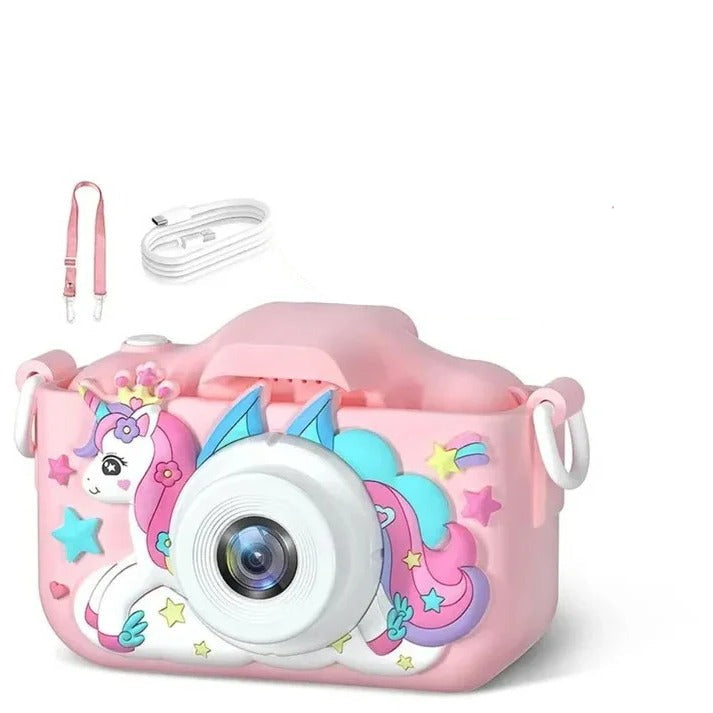 Fotocamera Digitale per Bambini con Doppia Lente e Batteria Ricaricabile