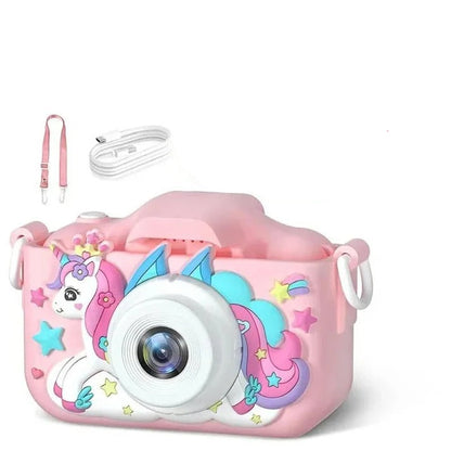 Fotocamera Digitale per Bambini con Doppia Lente e Batteria Ricaricabile