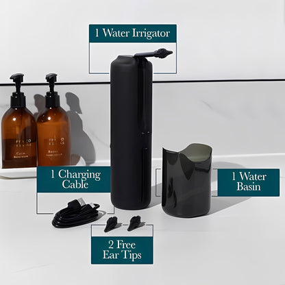 Dispositivo per Irrigazione Auricolare a Base d’Acqua con Batteria Ricaricabile USB