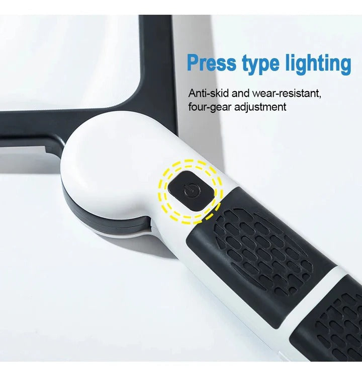 Lente di Ingrandimento LED Pieghevole con Illuminazione e Design Collassabile