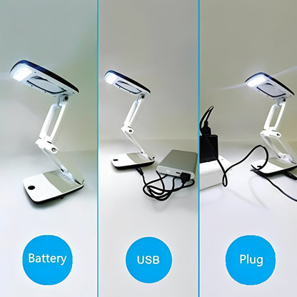 Lente di Ingrandimento da Pavimento Regolabile con Ampia Lente e LED