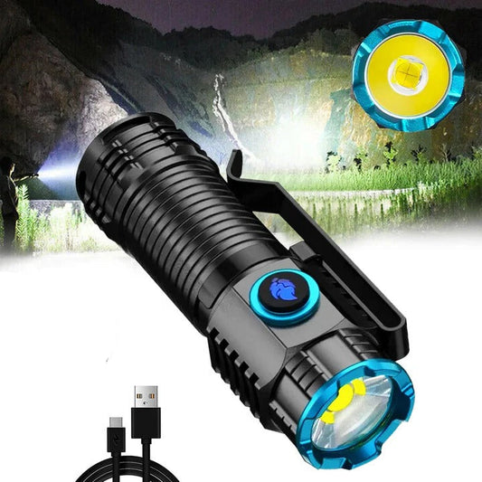 Torcia LED Ricaricabile con Base Magnetica