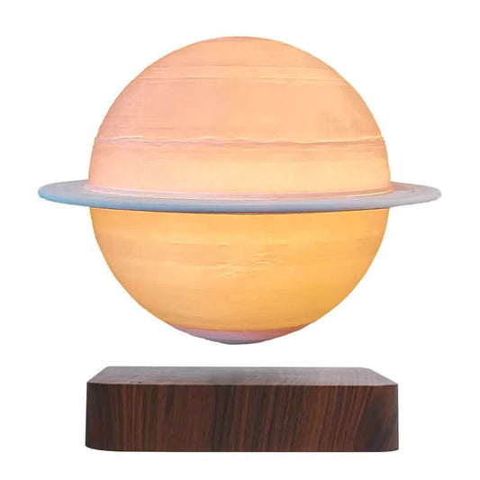 Lampada LED Galassia Fluttuante con Base a Levitazione Magnetica