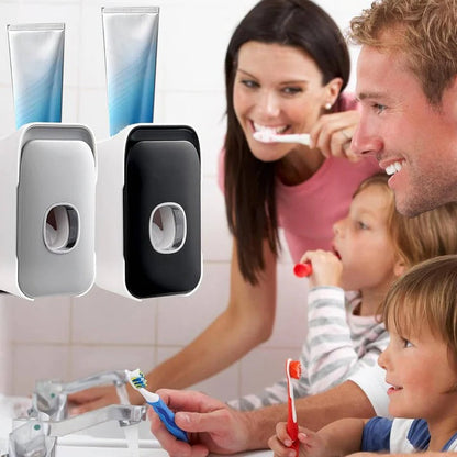 Dispenser per Dentifricio da Parete con Installazione Adesiva