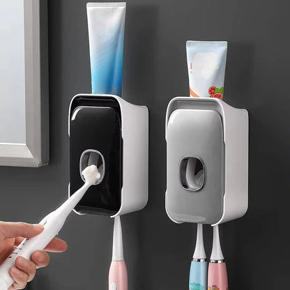 Dispenser per Dentifricio da Parete con Installazione Adesiva