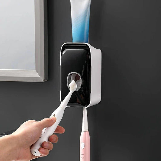 Dispenser per Dentifricio da Parete con Installazione Adesiva