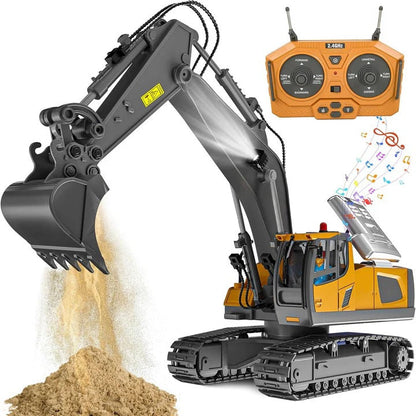 Veicolo da Costruzione Radiocomandato con Strumenti Intercambiabili