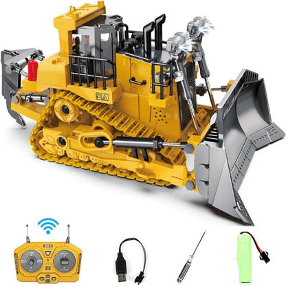 Veicolo da Costruzione Radiocomandato con Strumenti Intercambiabili
