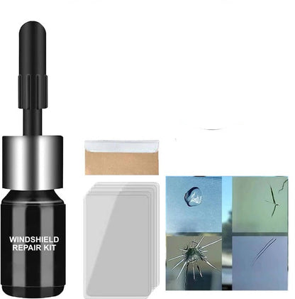 Kit di Riparazione Parabrezza per Scheggiature e Crepe Superficiali
