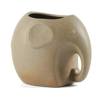 Vaso per Piante Succulente in Ceramica a Forma di Animale per Scrivania