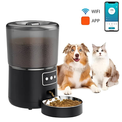 Distributore Automatico di Cibo per Animali Smart con Controllo App